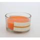Reusable Clear Glass 3 oz scented candles For Holidays Birthday Party