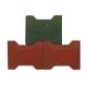 Interlocking Dog Bone Rubber Horse Pavers With Sound Isolation And Damping Series