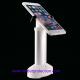 COMER High quality ABS+aluminium alloy Seucity charging cell phone display stand with locker