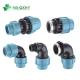 Customization Blue Water PP/Polypropylene Elbow Compression Tube Fitting for Irrigation