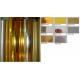 Glossy Chrome GOLD Vinly Car Wrap/golden film/signs and labels/golden wraps/mirror silver wraps