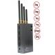 4 Channels Portable Cell Phone Jammer 1500MHz - 1600MHz GPS Blocker