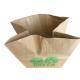 Brown Biodegradable Flexo Print Paper Refuse Bags