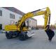 9.00-20/8 Tires Compact Wheeled Digger With Max. Travel Speed Up To 32km/H