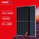 Half Cut Longi Solar Panel Mono Two Sided Solar Panel PERC 350W 355W 370W 375W 380W