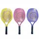 Beach Tennis Racket Full Carbon Professional Soft EVA Face Padel Tennis Racquet Adult Rackets