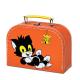 Customized Baby  Cartoon Pattern Design Lovely Attraction Cardboard Suitcase Box