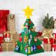 Custom Logo Christmas Tree Craft , 3D DIY Felt Christmas Ornament Crafts For Kids