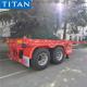 2 Axle 20ft Skeletal Container Trailer Chassis for Sale Near Me