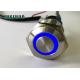 High Head Push Button Switch LED Illuminated , Aluminum Stainless Steel Push Button Switch