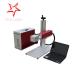 Wooden Craft Mini Fiber Laser Engraver , Red Portable Laser Marking Machine