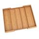 high quality expendable bamboo kitchen drawer organizer storage box for high