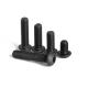 DIN7380 M6 Black Oxide Hex Socket Head Cap Tornillo Bolt Allen Button Head Bolts 8mm-70mm