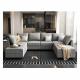 High-End Luxury Living room furniture set sofa bed big U shape functional sofa bed for big house