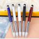 3 in 1 multifunction stylus pen with led light metal pen with logo print pen for gift