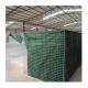 4mm Galvanized Iron Wire Flood Protection Barrier with Green Geotextiles and Materials