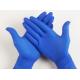 Blue Color Disposable Medical Nitrile Examination Gloves Powder Free