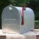 Custom Logo American Style Wedding Mailbox Postbox Cards Box Metal with Red Heart Flag