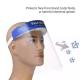 Lightweight Disposable Face Shield Comfortable To Wear Anti Fog  Heat Resistance