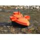 Radio controlled bait boat DEVC-202 orange ABS engineering plastic