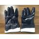 26CM Jersey Liner  Canvas Cuff Tear Resistant  Nitrile Gloves For Mining And Construction