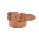 1.5 Inch Wide Casual Mens Tan Leather Belt With Anti - Scratch Buckle