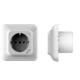 EU Type F Internet Wall Socket , AC110V-240V Wifi Enabled Power Socket