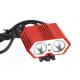 Long Working Life LED Bicycle Headlight 8.4V For Night Sports Red Surface