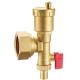 6019 Brass End Piece With G1 Felxible Female Nut For Hot Forged Supply Manifold Air-Vent And Draining Valve Integrated