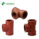 PPH Brown Red Colors Water Plumbing Pipe Fitting for Household Water Customized Request