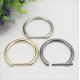 2018 Shiny gold big metal adjustable strap d buckle 30 mm for handbag