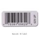 White Custom Thermal Transfer Print Label For Barcode QR Code Serial Number