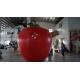 3.5m Height Apple Shaped Balloons Pantone Color Matched Printing Large