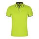 Temperament Slim OEM T Shirts Yellow Cotton Ladies Golf Polo Shirts For Running