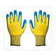 Yellow HPPE Liner Nitrile Palm Coating Cut Resistant Gloves For Sharp Small Parts Handling