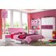 modern girls painted MDF bedroom/kids bed with drawers,#850