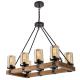 IP20 Rustic Pendant Chandelier E27 Vintage Kitchen Glass Pendant Lighting