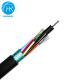 Stranded GYTS Outdoor Fiber Cable With Single Steel Wire Center Reinforcement Waterproof