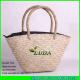 LUDA zipper beach bag natural seagrass straw basket handbags