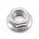 M12 ASME Hex Head Nuts JIS Flange Serrated Nuts Carbon Steel