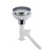 Durable Toilet Cistern Single Flush Button Replacement Single Flapper Flush Valve Conversion Kit