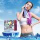 Professional Custom Gym Towel , Stay Cool Ice Towel Digital Printing SGS Certification