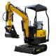 Boom Swing 1000kg Hightop Small Mini Excavator With Back Cover Opened