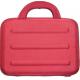 Fashion Neoprene red Cute Laptop Sleeve with double black zipper puller for protecting