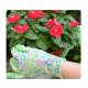 Kids Gardening Bamboo Fiber Knit With Green Latex Coating Work Gloves