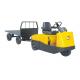 Seated Electric Airport Tow Tractor Easy - Open Back Cover 5000kg Traction Weight