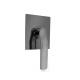 Single lever concealed in-wall build in bath or shower mixer bathroom gun metal brass faucet headshower handshower OEM