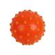 Eco-friendly pvc soft inflatable two color massage ball with dots