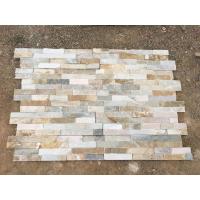 Beige Slate Culture Stone For Wall Stone Cladding Split Surface Finishing