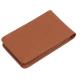 11x7cm Polybag Mens Leather Bifold Wallets , AQL Slim Brown Leather Wallet